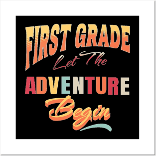 Let The Adventure Begin, Back to School, Happy Teacher Day Gift, Teacher Appreciation, Teach,Teacher Gift Posters and Art